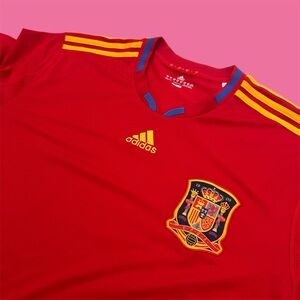 Adidas Spain 2010 Home Soccer Jersey World Cup Men’s 2XL